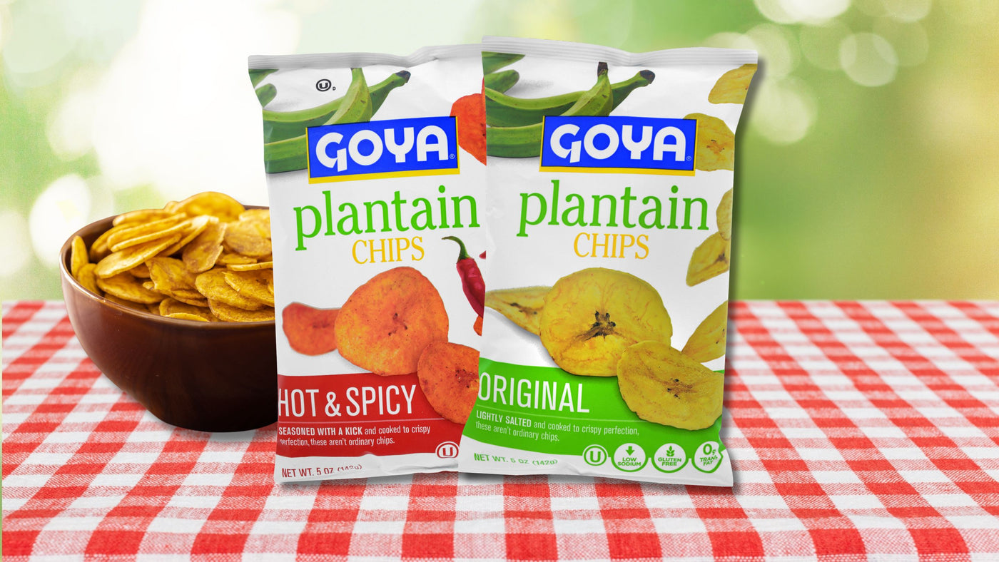 GOYA Plantain Chips Original & Hot & Spicy