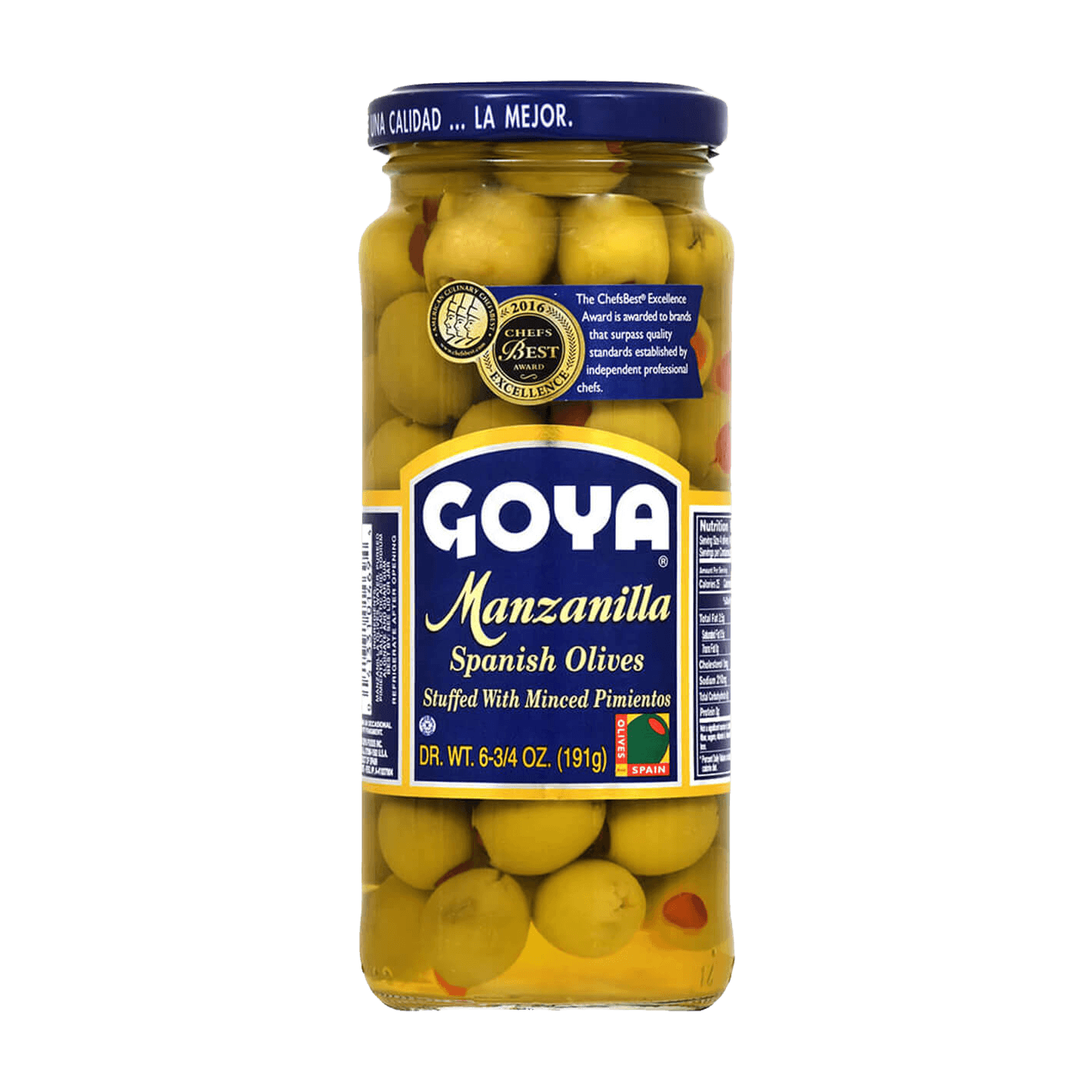 Goya Manzanilla Spanish Olives Stuffed With Minced Pimientos