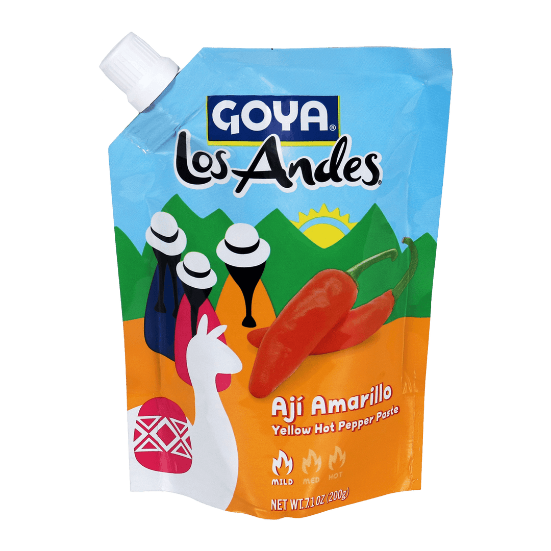 Los Andes Aji Amarillo Mild Yellow Pepper Paste, 7.1 oz Pouch
