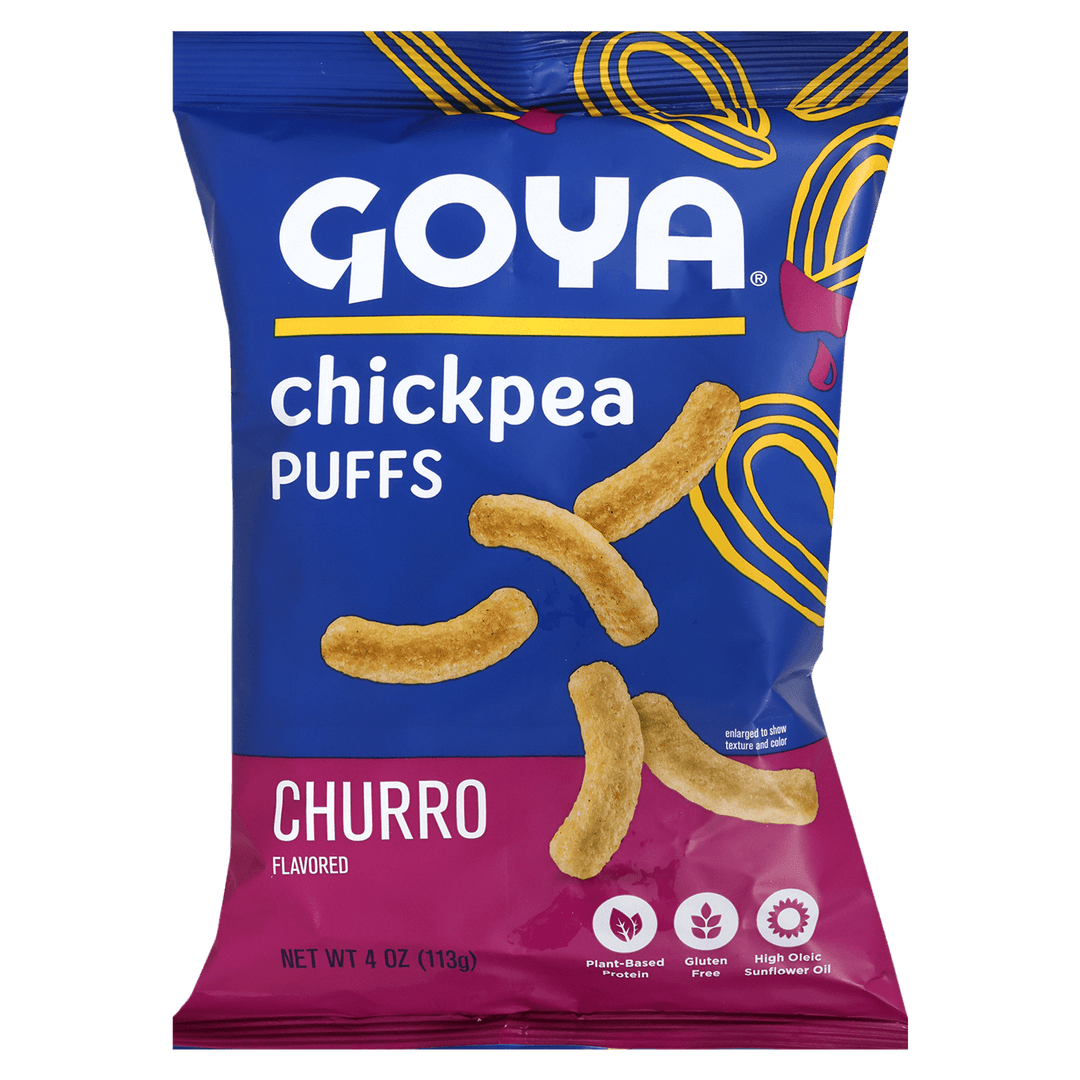 Goya Chickpea Puffs - Churro, 4 oz. Bag
