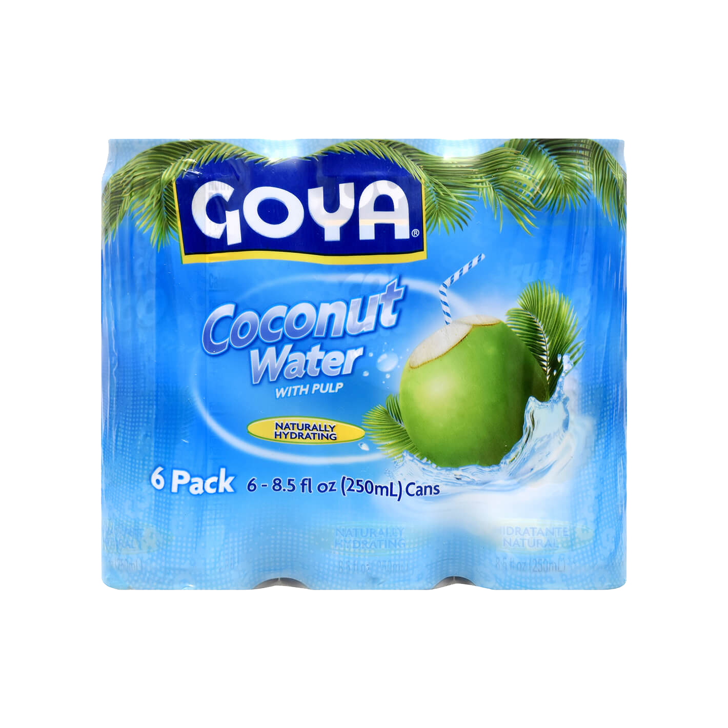 Goya Coconut Water With Pulp Multipack Shop Goya Goya coconut water with pulp multipack shop goya