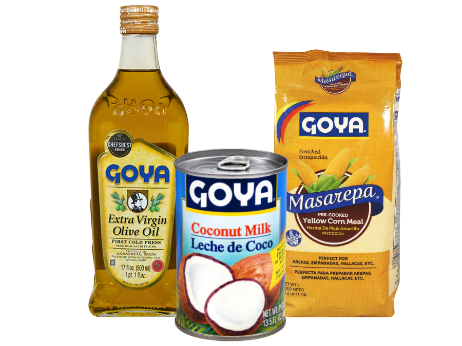 Various Goya pantry staple products