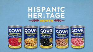 Hispanic Heritage Month with Goya Canned Beans