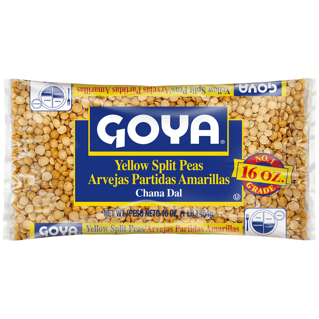 Goya Yellow Split Peas Dry, 16 oz Bag