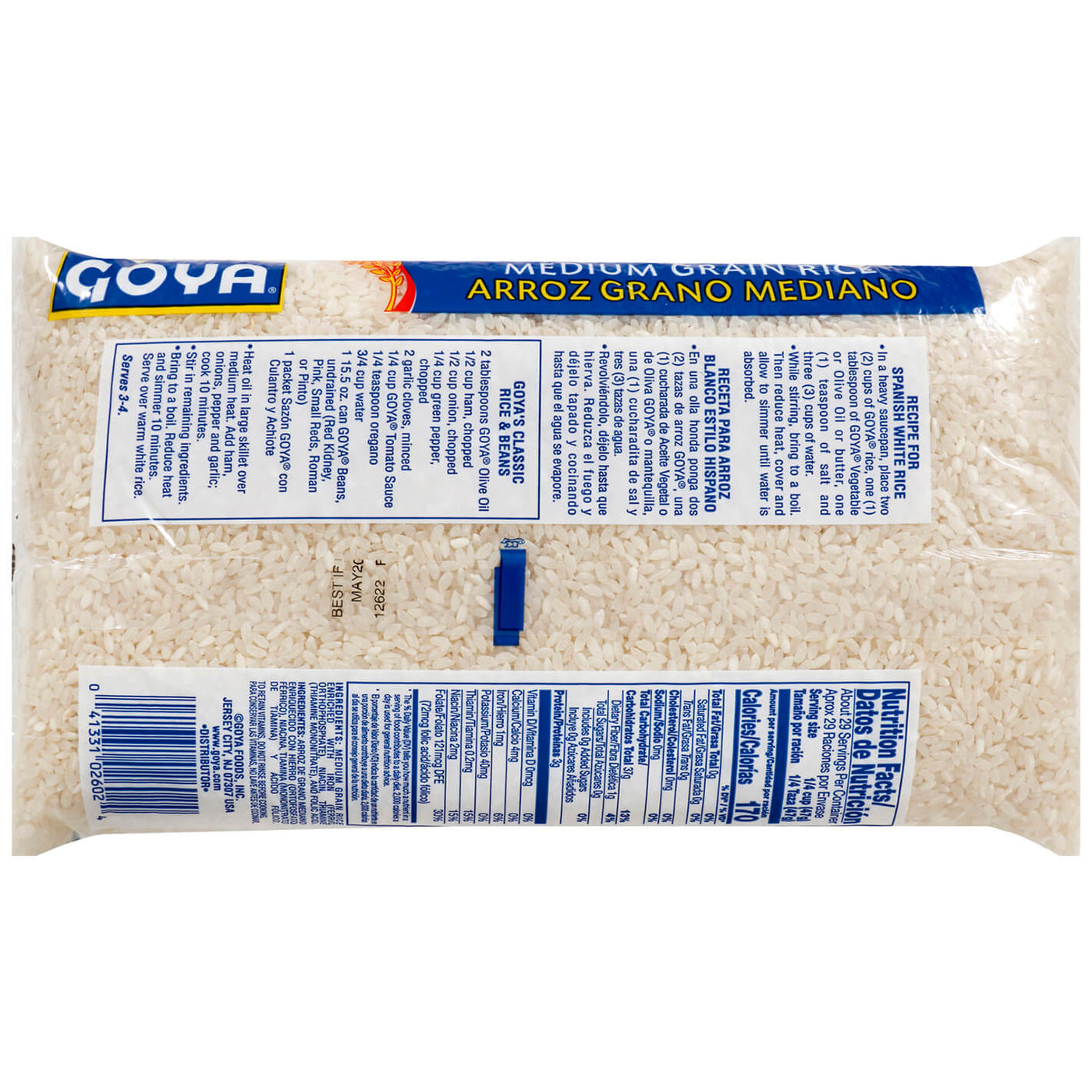 Goya Rice Made In Enriched Medium Grain Rice – Shop Goya