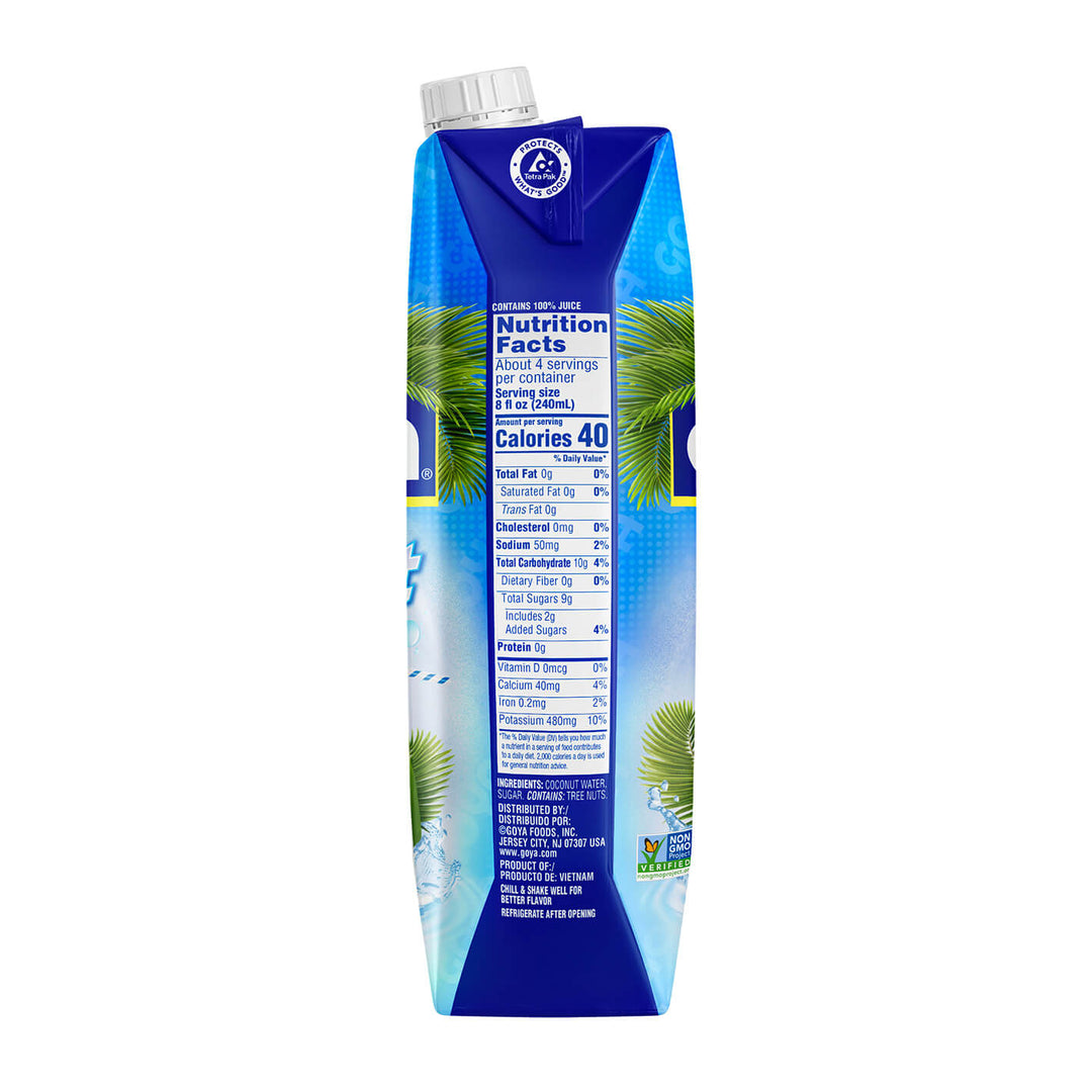 Goya Pure Coconut Water - 33.8 fl oz Goya Pure Coconut Water - 33.8 fl oz
