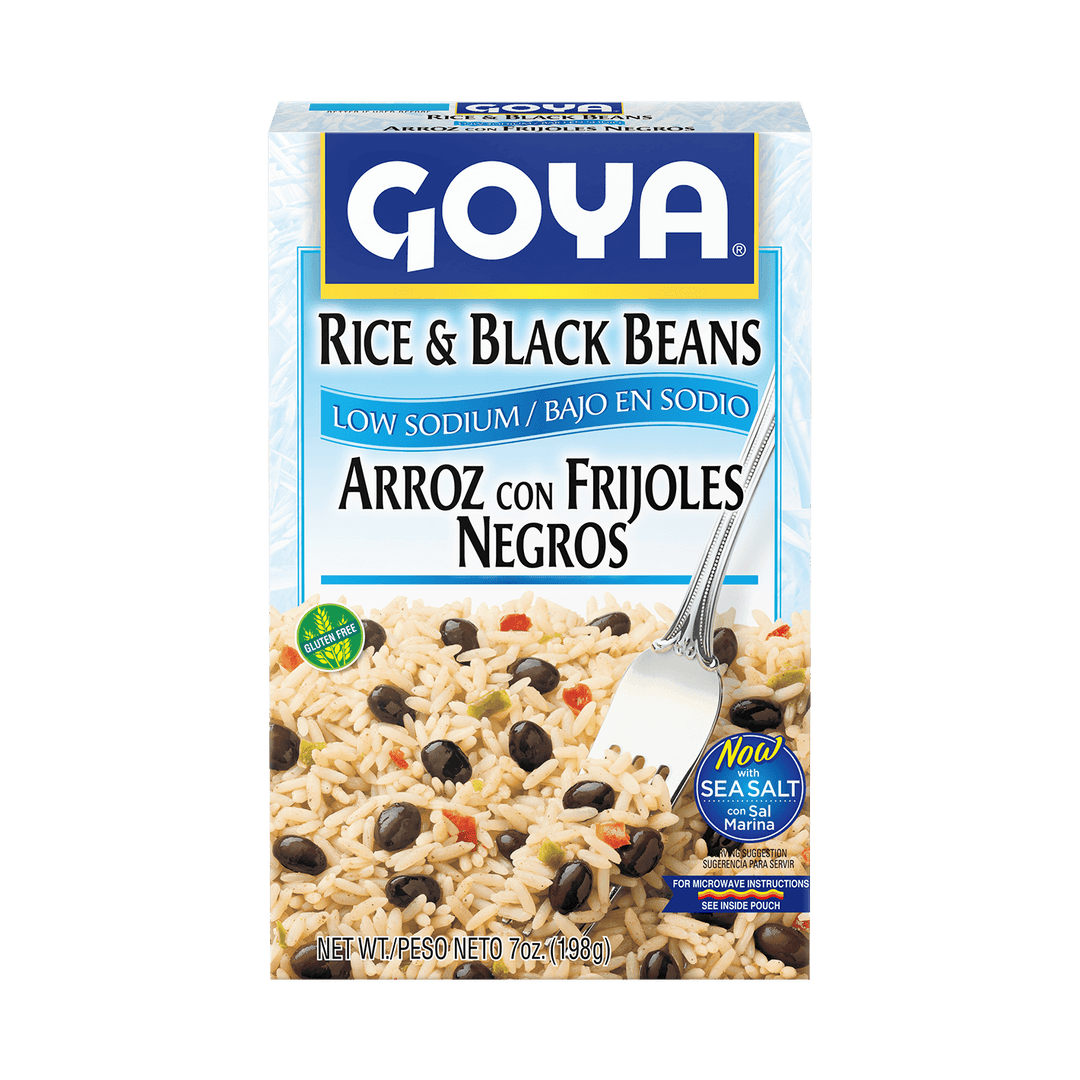 Goya Rice and Black Beans Low Sodium, 7 oz Box