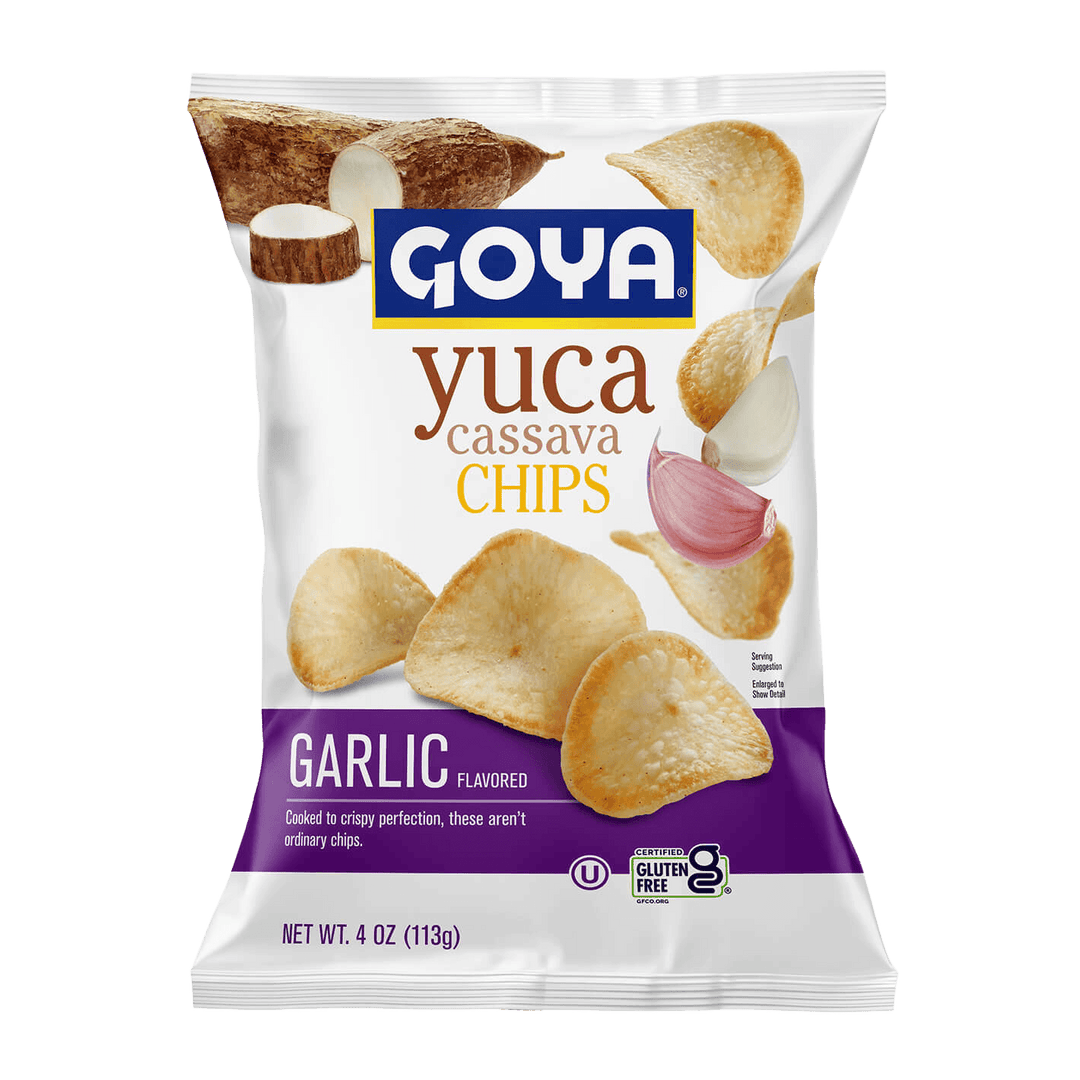 Garlic Yuca Cassava Chips 4 oz Bag