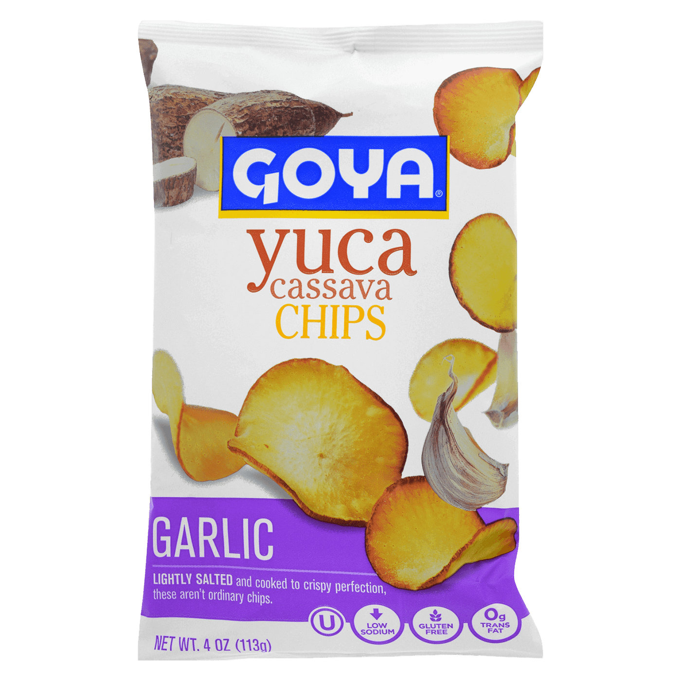 Garlic Yuca Cassava Chips 4 oz Bag