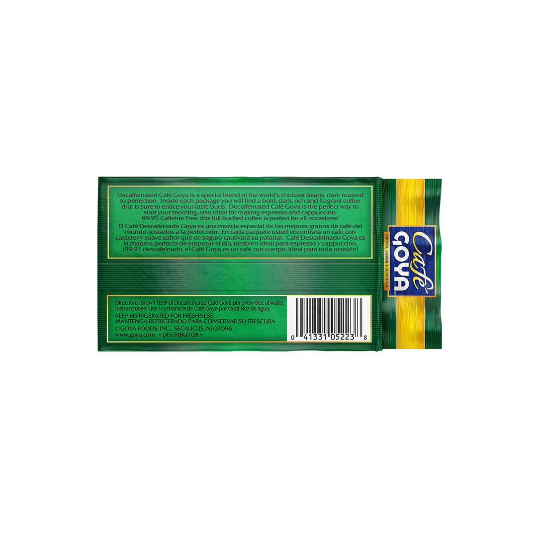 Café Goya Decaffeinated Coffee 8.8 oz Box – Shop Goya