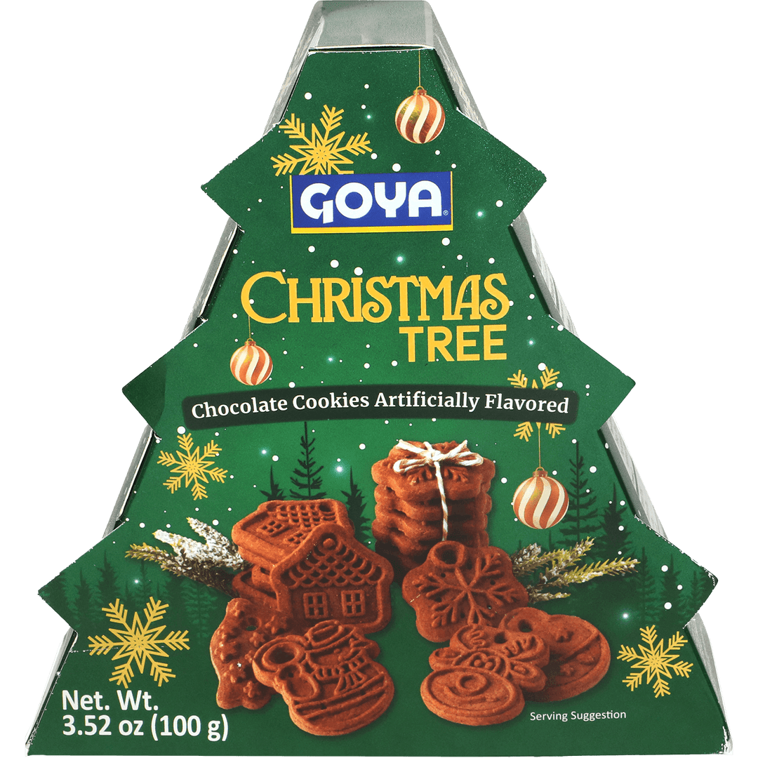 Christmas Tree Chocolate Cookies