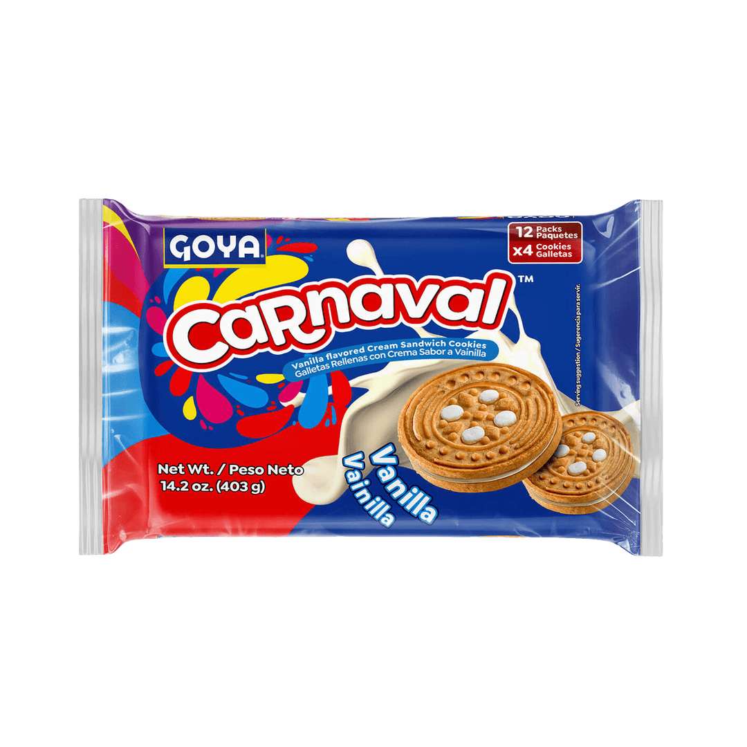 Carnaval Vanilla Cookies, 14.2 oz Bag