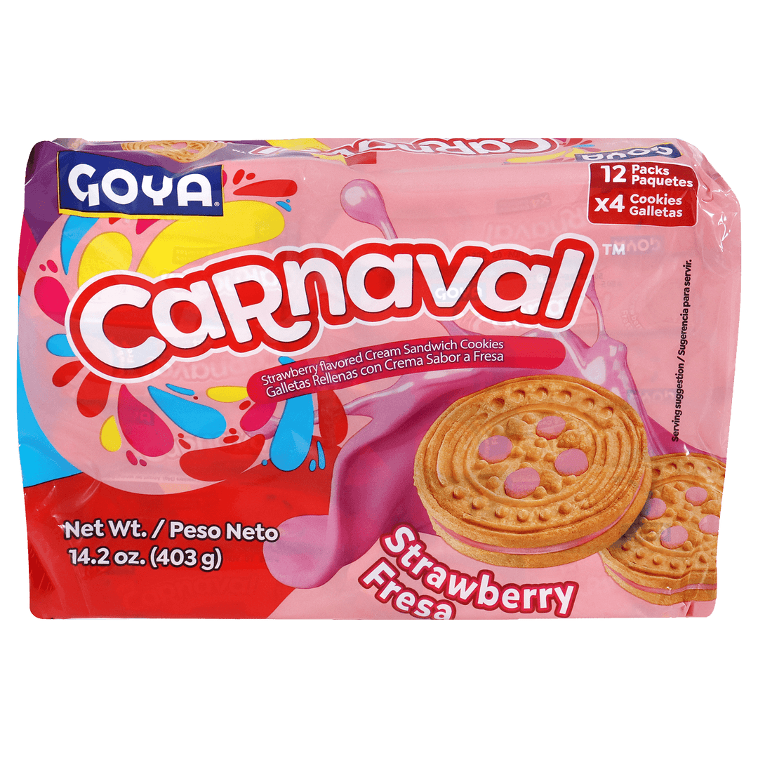 Carnaval Strawberry Cookies