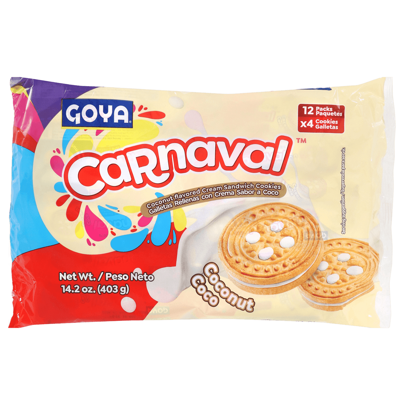 Carnaval Coconut Cookies 14.2 oz