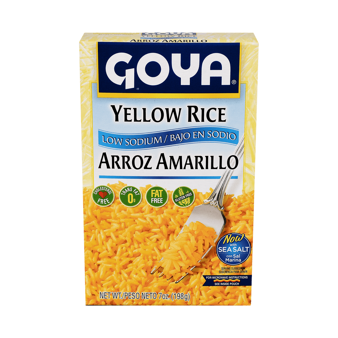 Goya Yellow Rice Low Sodium, 7 oz Box