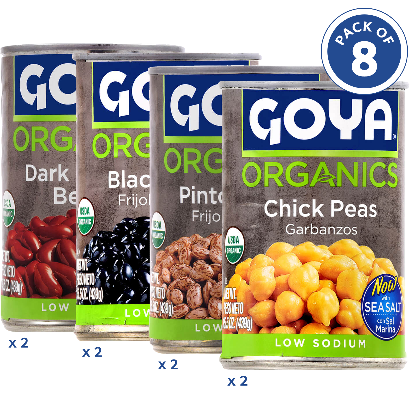 Everyday Organic Beans Variety Pack Shop Goya