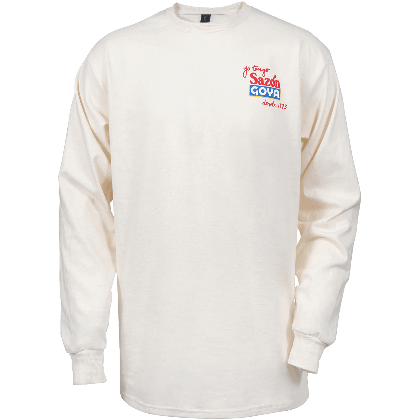 Sazon Long Sleeve Cotton T-shirt, Khaki