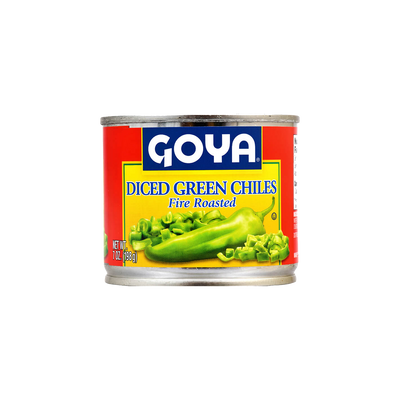   Goya Diced Green Chiles Fire Roasted