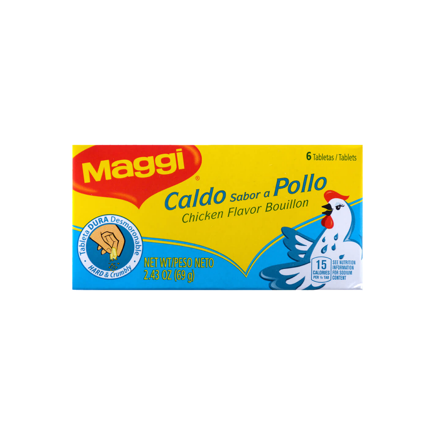   Maggi Chicken Flavor Bouillon Tab 6ct
