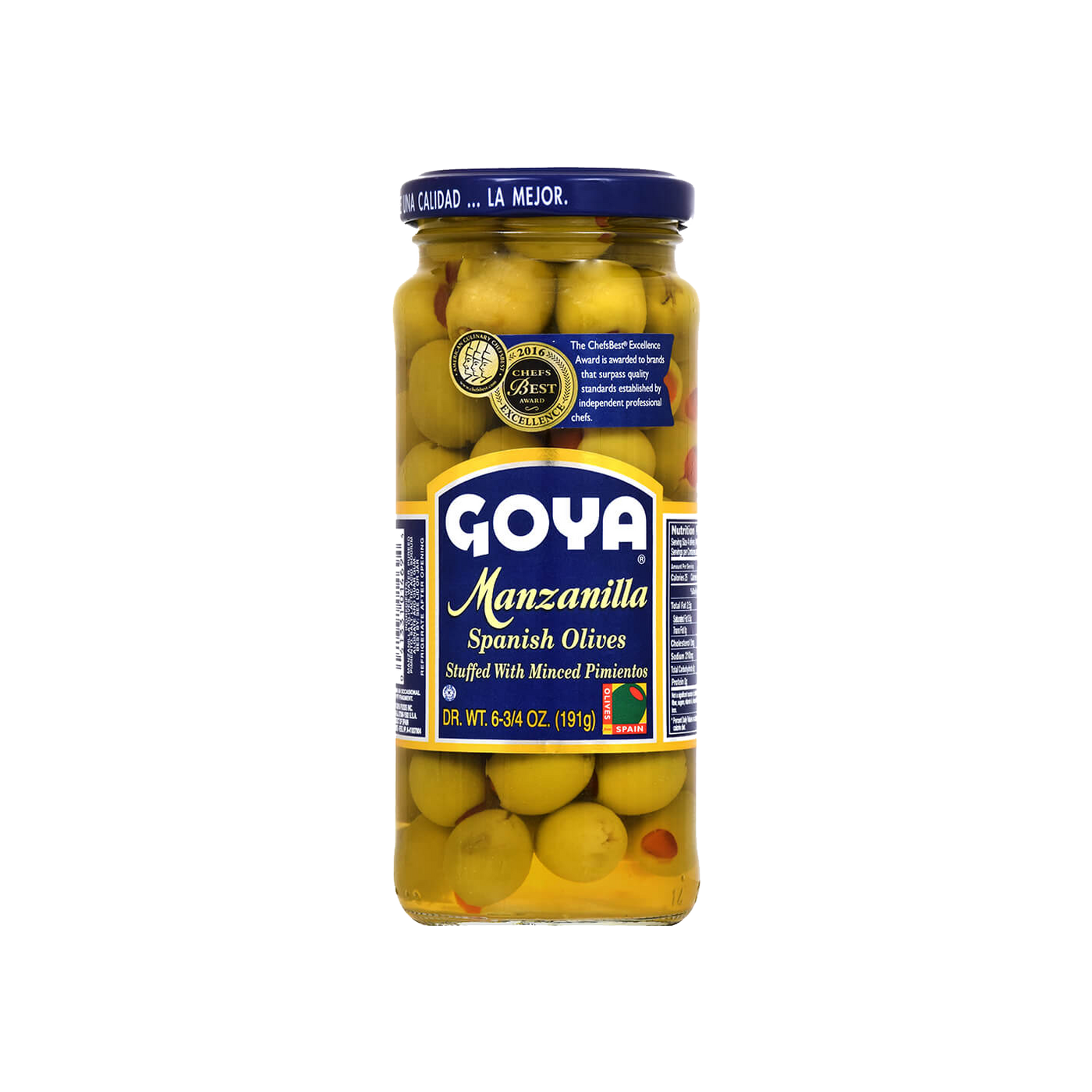   Goya Manzanilla Spanish Olives Stuffed With Minced Pimientos