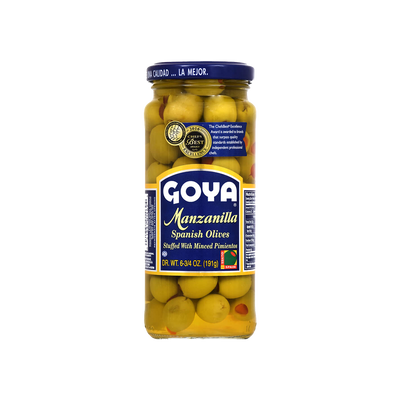   Goya Manzanilla Spanish Olives Stuffed With Minced Pimientos