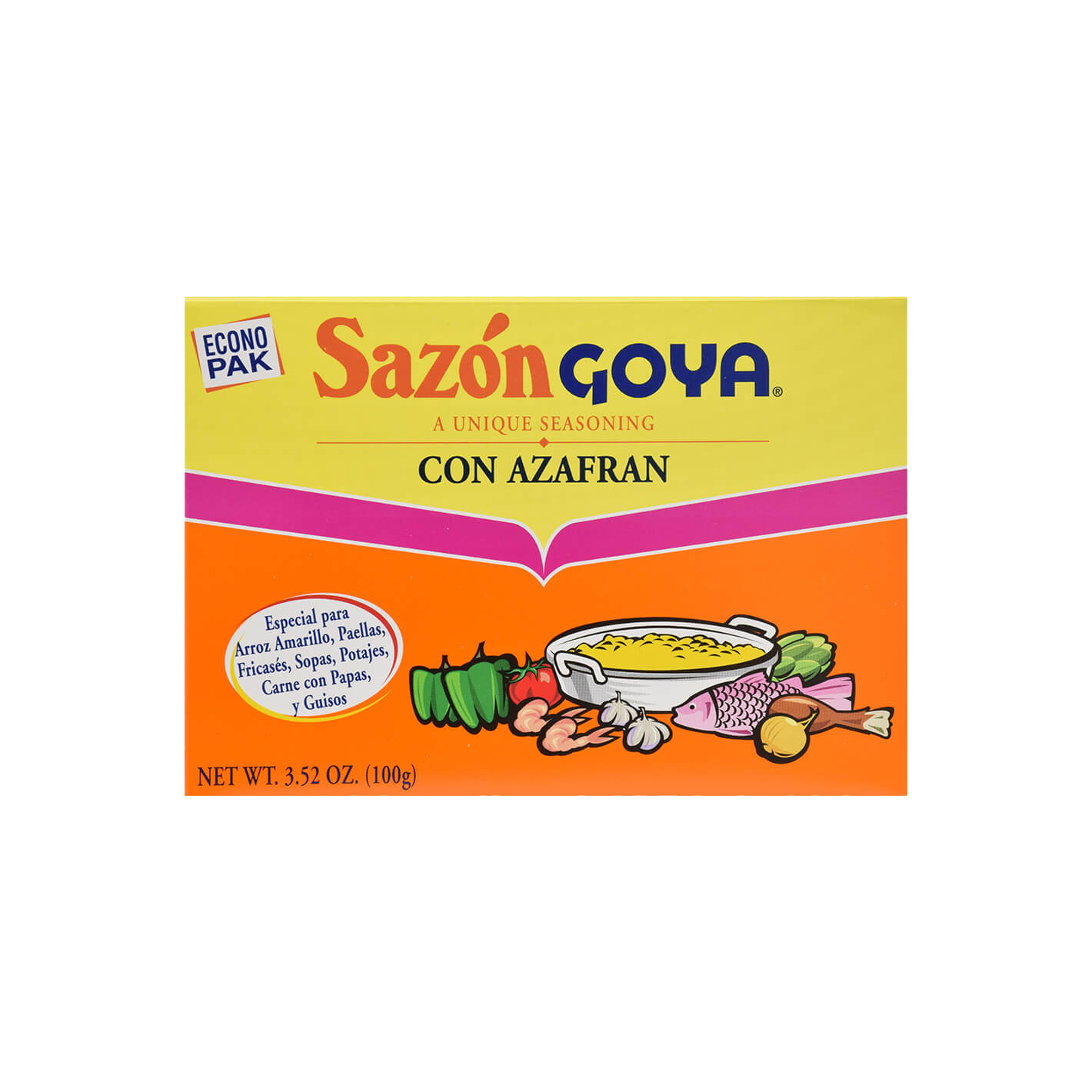 Sazon Color Goya Sazón With Azafran – Shop Goya
