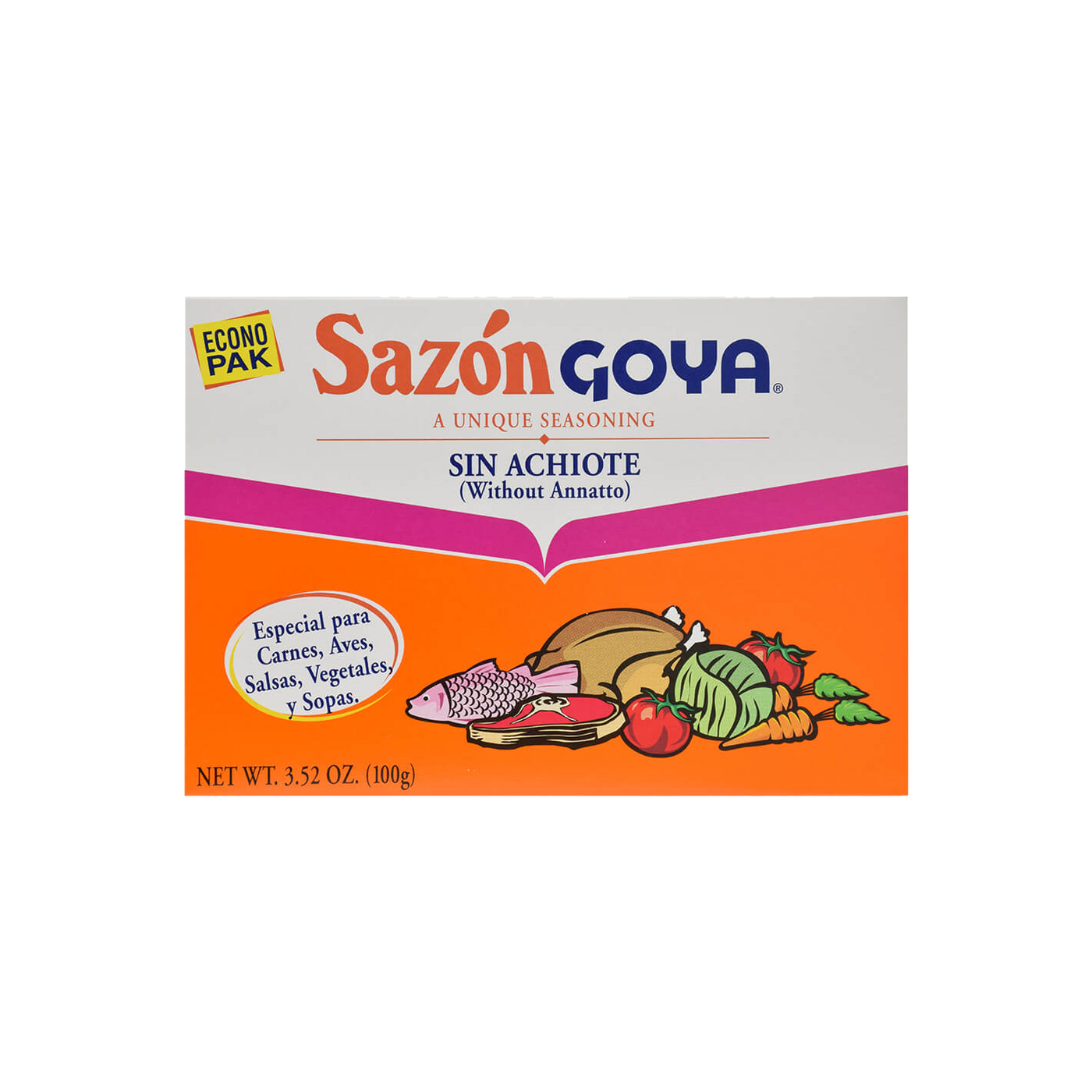   Goya Sazón  Without Annatto