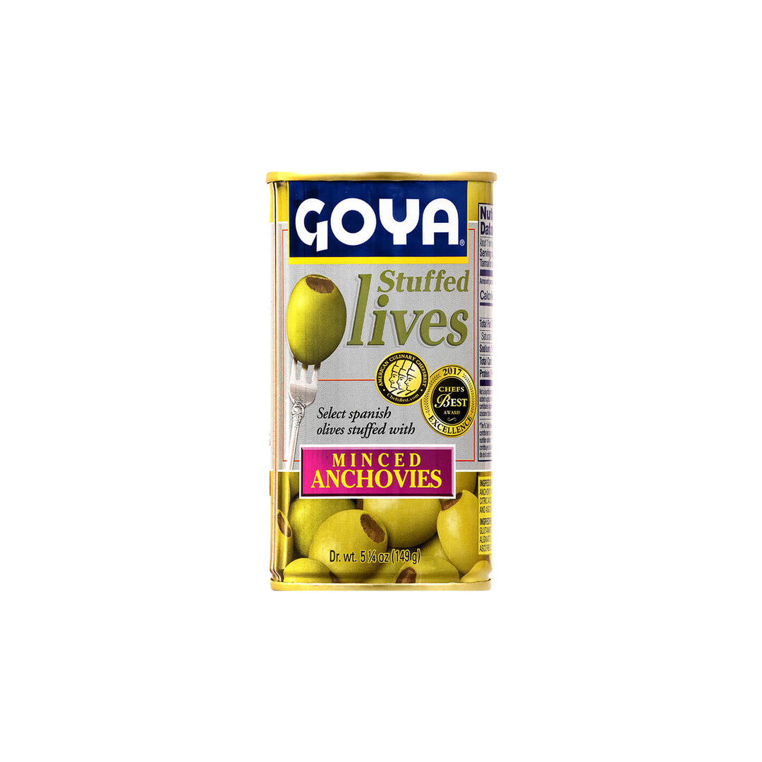 Olives Stuffed with Minced Anchovies